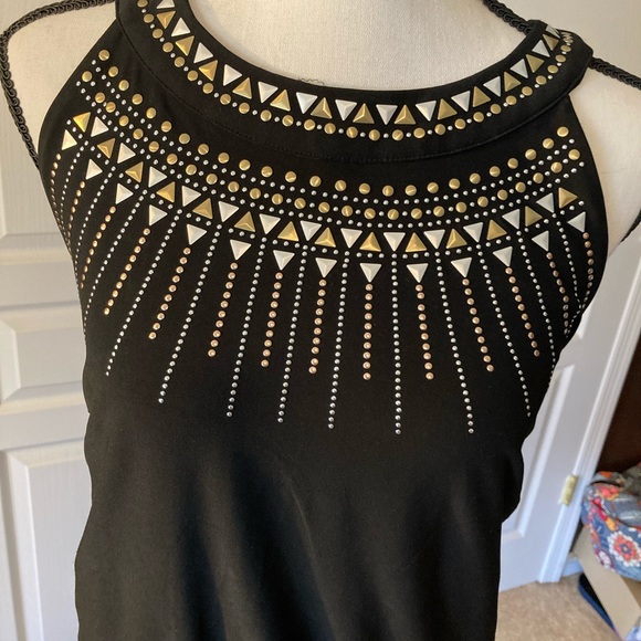 WHBM Embellished black dress. - Picture 2 of 8